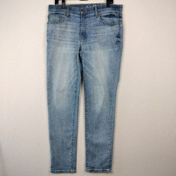 Devil Dog Jeans Mens Size 32x32 Blue Taper Sanforized Stretch Light Wash DD1001 - Picture 1 of 16